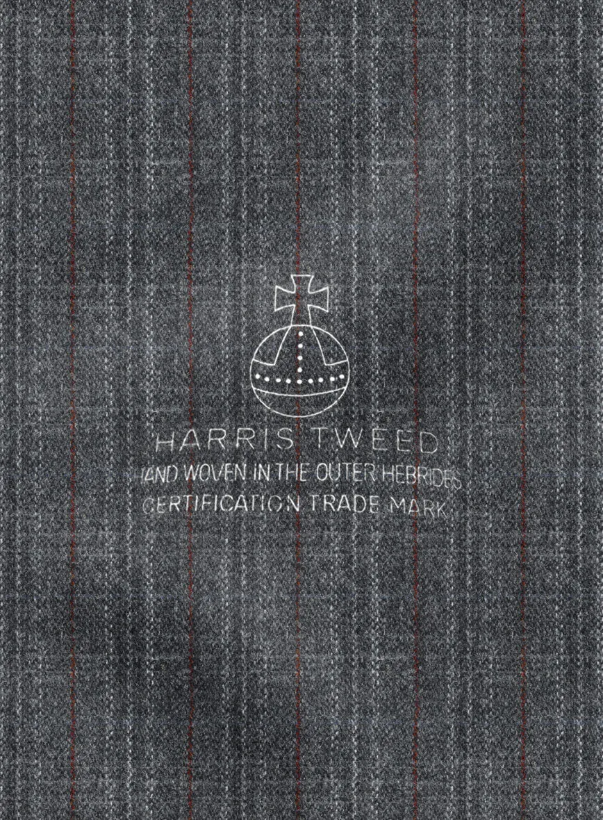 Harris Tweed Welsh Gray Newsboy Cap