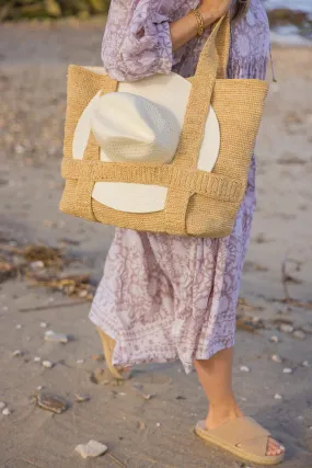 Hat Attack The Original Straw Traveler Bag - Natural Solid