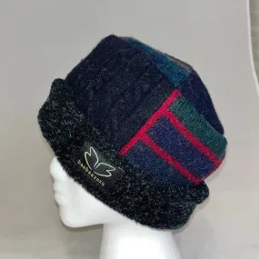 Hat Pillbox w/Red & Navy
