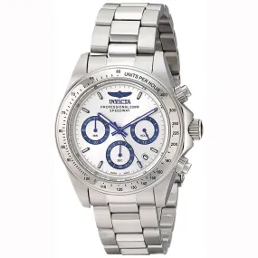 Invicta 17311 Men's Speedway Silver Dial Quartz Chronograph Steel Bracelet Dive Watch
