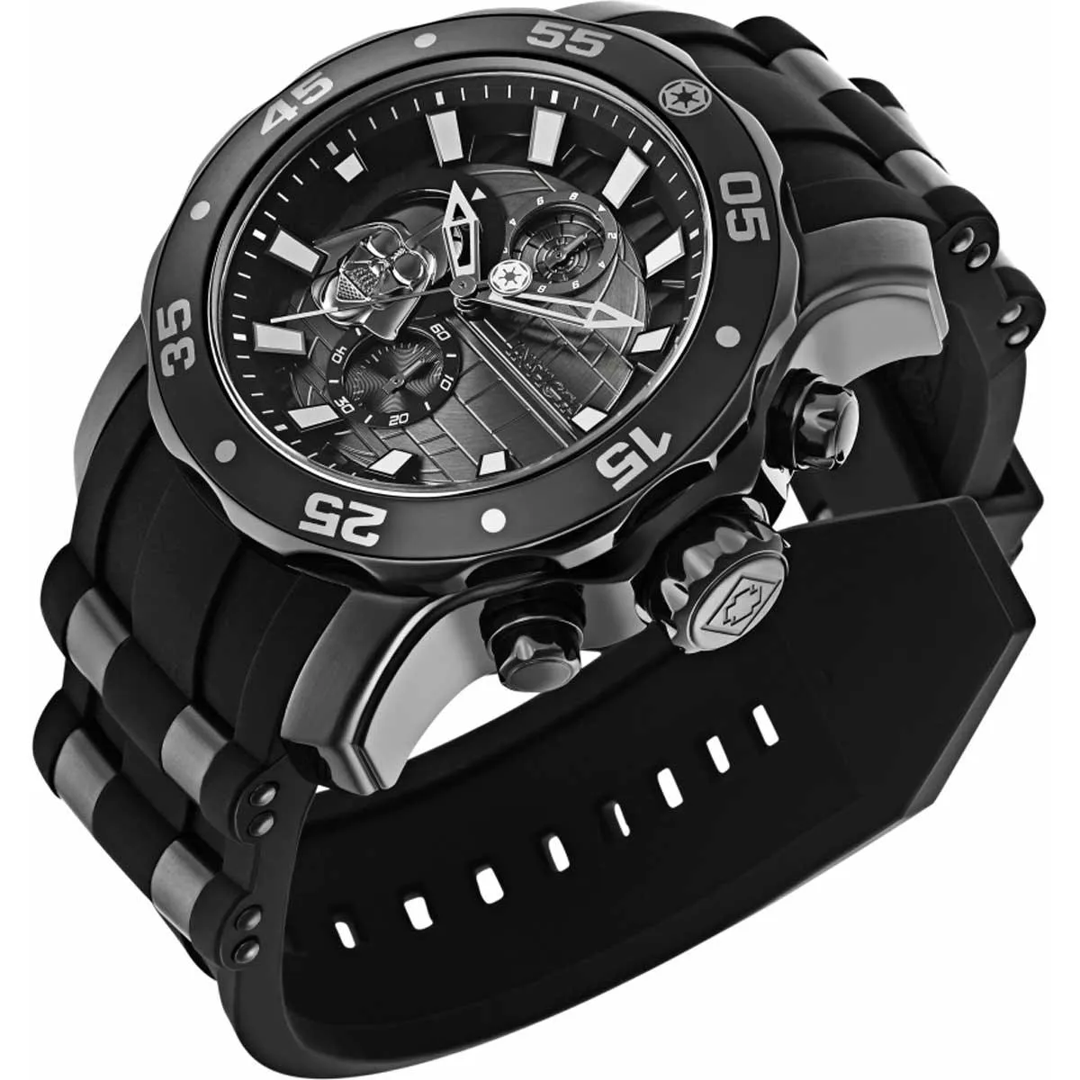 Invicta Men's Chronograph Watch - Star Wars Darth Vader Grey and Blue Dial | 32526