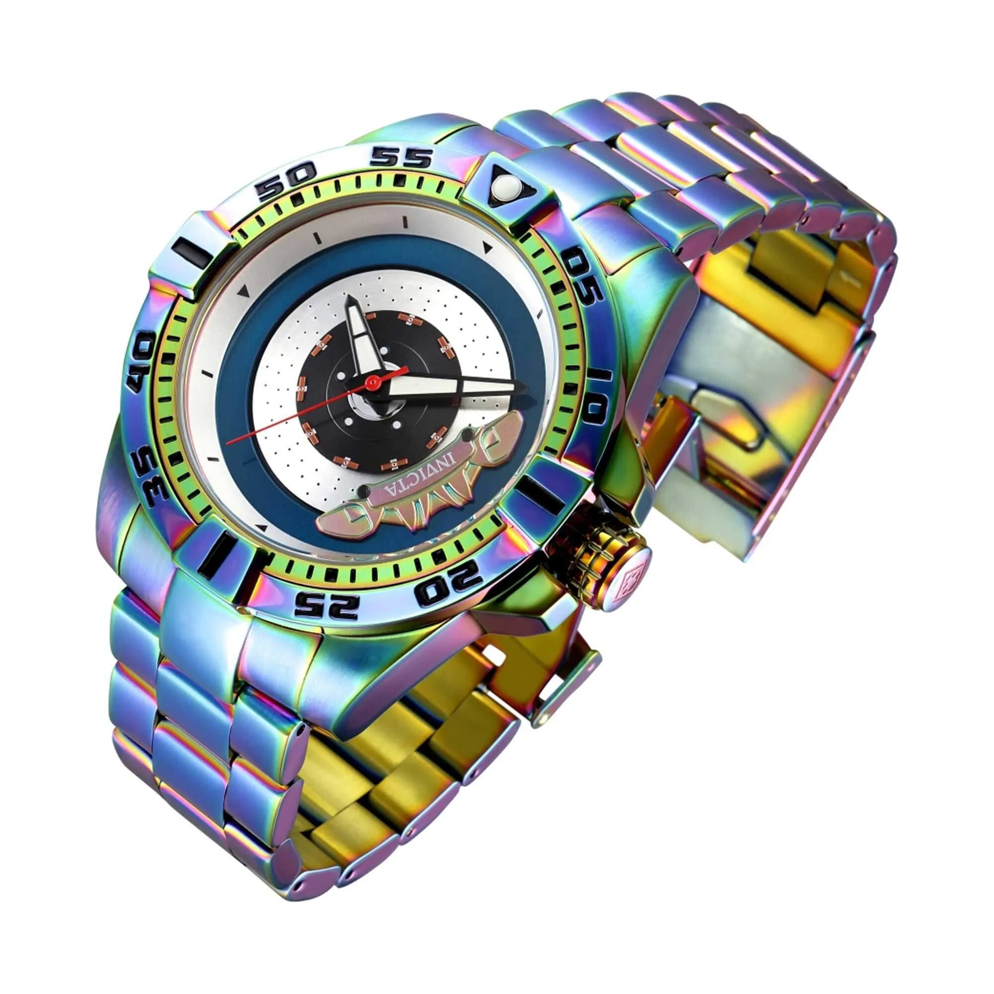 Invicta Men's Watch - S1 Rally Silver Tone and Blue Dial Iridescent Bracelet | 37052