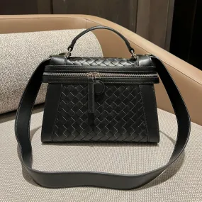 Italian Leather Box Bag, Lambskin Leather Handbag, Luxury Designer Bag, Italian Leather Box Bag, Classic Handbag