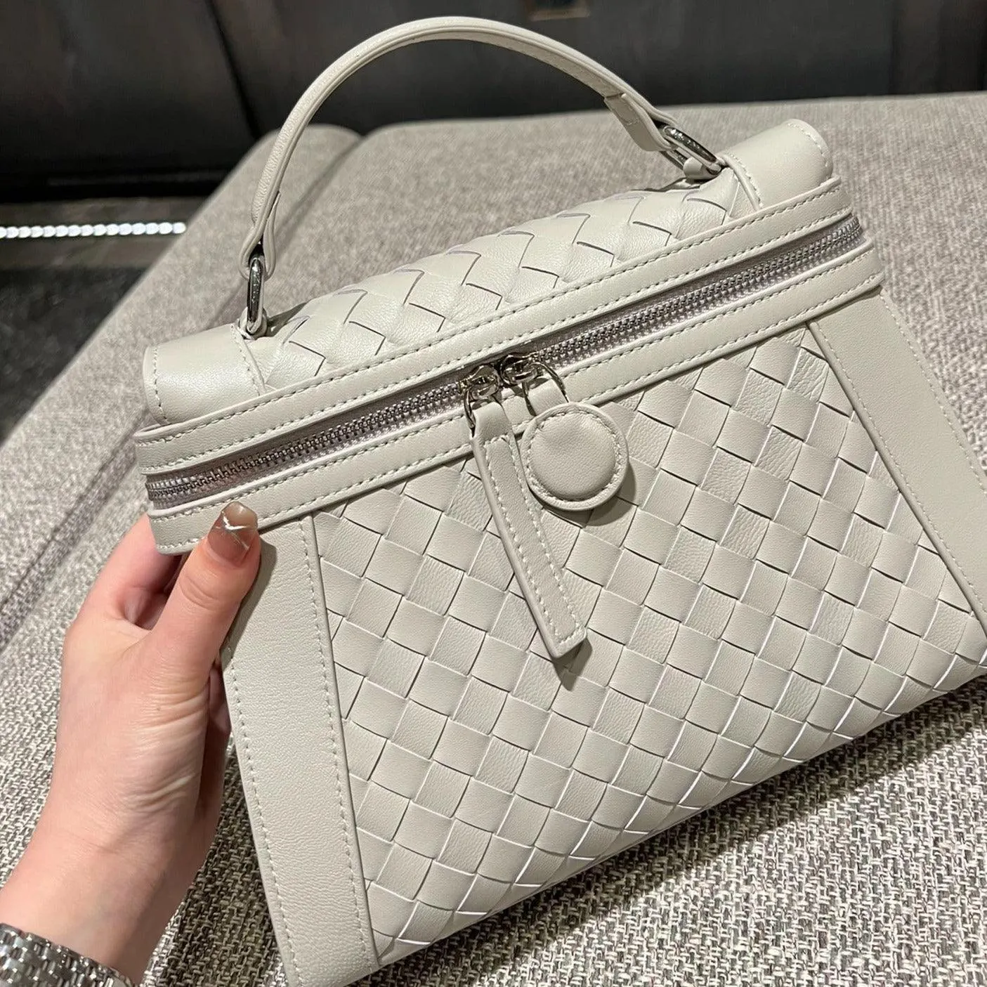 Italian Leather Box Bag, Lambskin Leather Handbag, Luxury Designer Bag, Italian Leather Box Bag, Classic Handbag