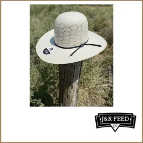 J&R HONEYCOMB STRAW HAT