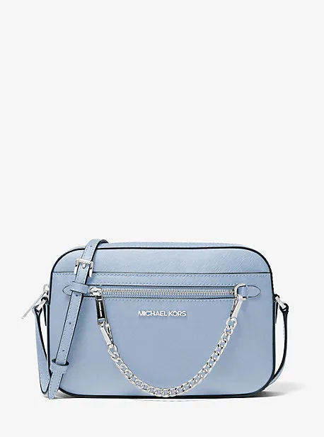 Jet Set Large Saffiano Leather Crossbody Bag