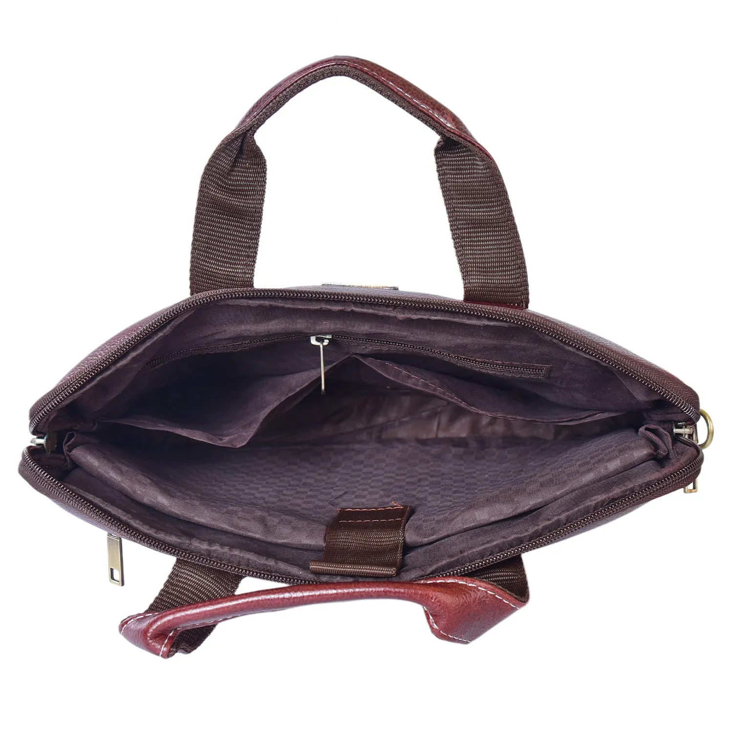 Leather Laptop Bag 36827 (Brown)