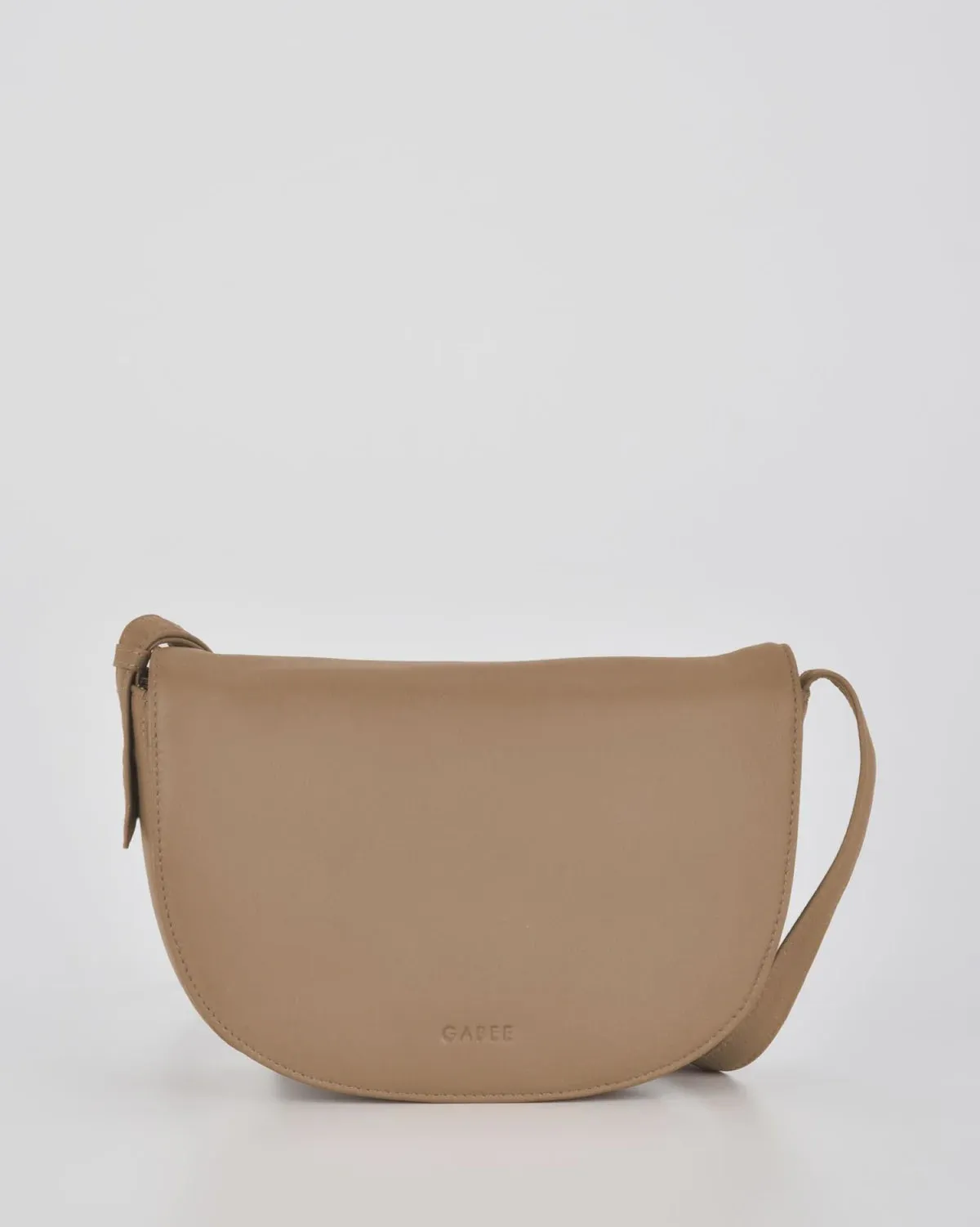 Louise Leather Flapover Crossbody Bag