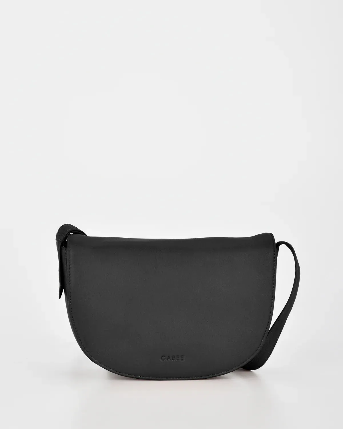 Louise Leather Flapover Crossbody Bag