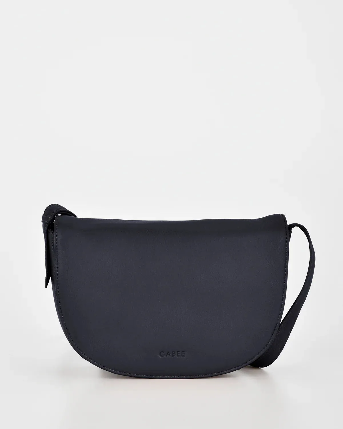 Louise Leather Flapover Crossbody Bag