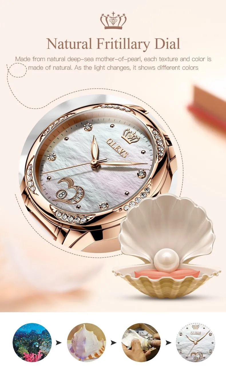 Luxury Waterproof Automatic Mechanical Gold Plated Watch