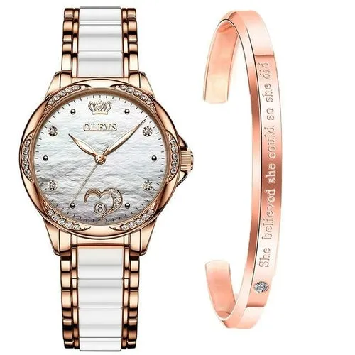 Luxury Waterproof Automatic Mechanical Gold Plated Watch