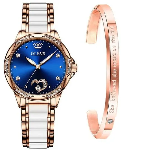 Luxury Waterproof Automatic Mechanical Gold Plated Watch