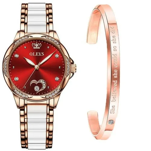 Luxury Waterproof Automatic Mechanical Gold Plated Watch