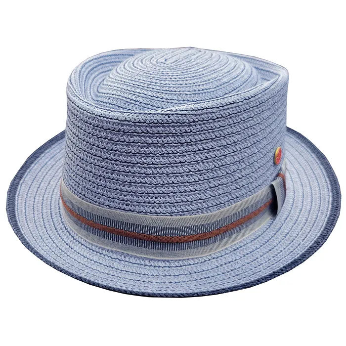 Mayser Andy Straw Pork Pie Hat