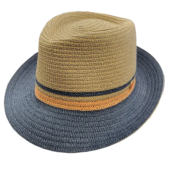 Mayser Troy Straw Fedora Hat