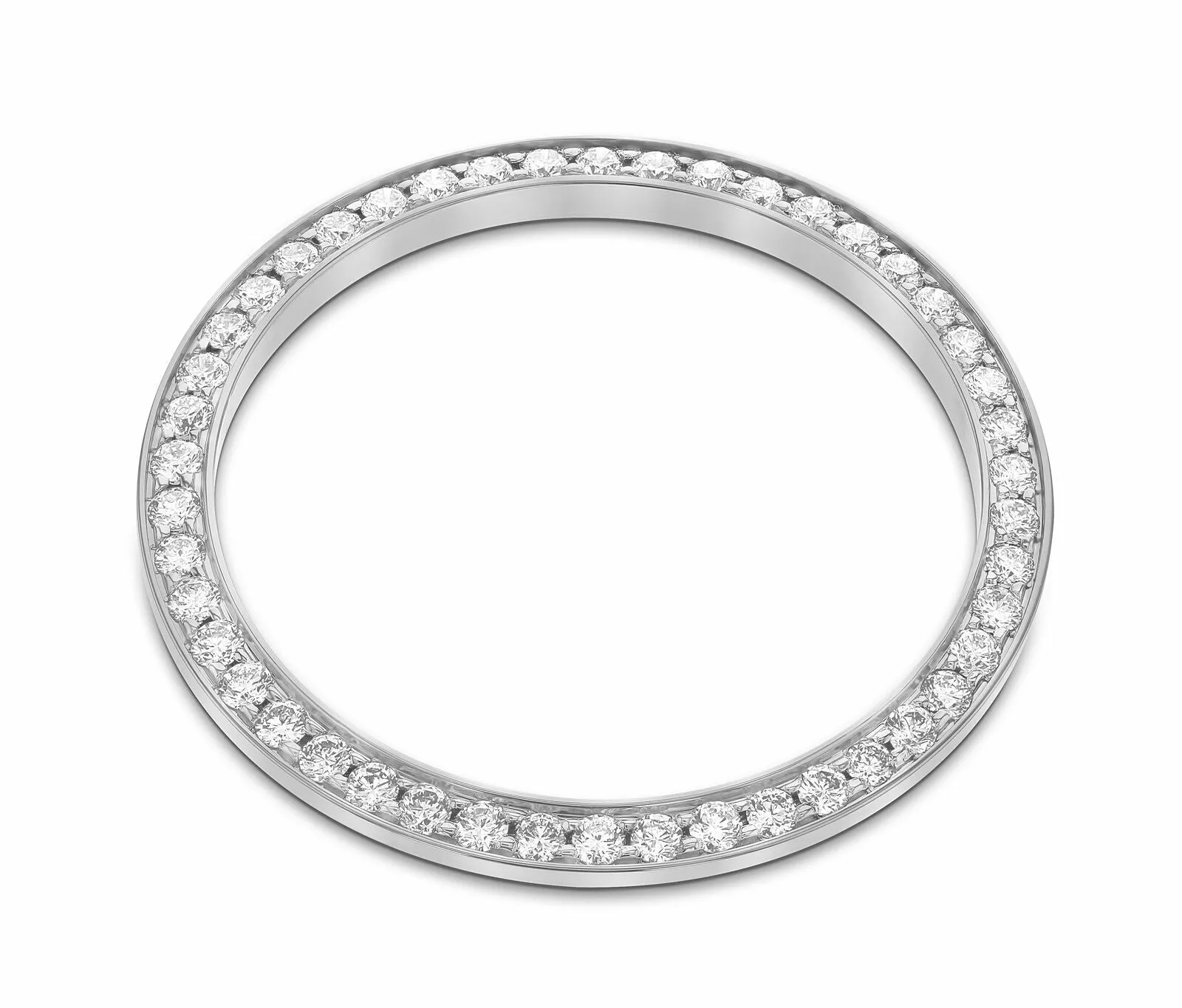 MENS 1.10CT BEAD SET DIAMOND BEZEL FOR ROLEX 36MM DATEJUST, PRESIDENT 18KW