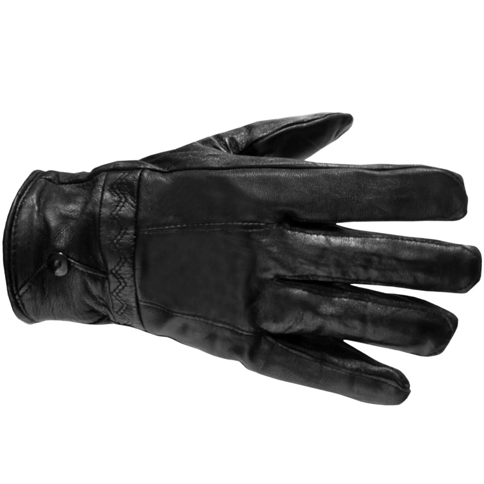 Mens Leather Gloves Winter Warm Thermal Lined Genuine Soft Driving Glove