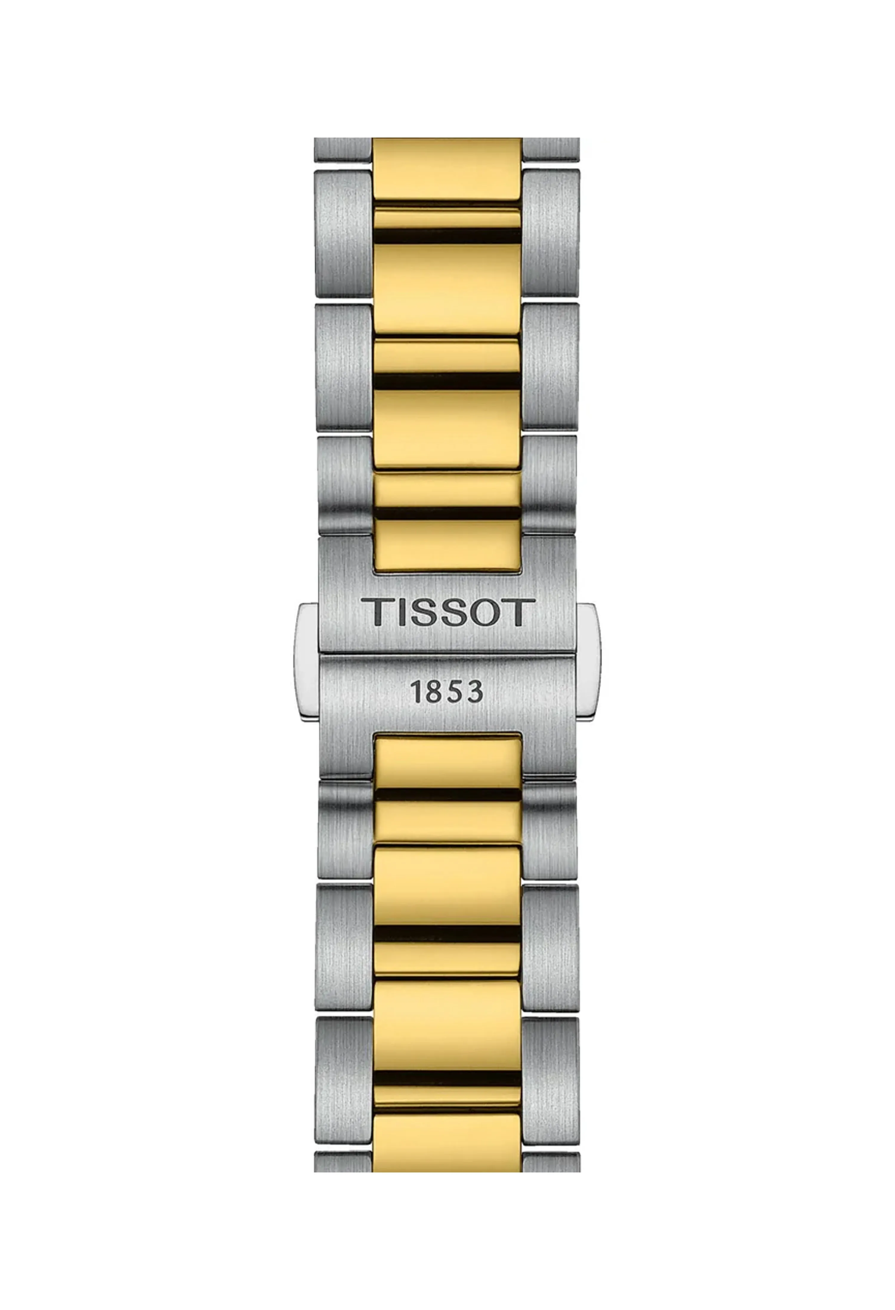 Mens Tissot PR100 Silver Chronograph Dial Bracelet Watch