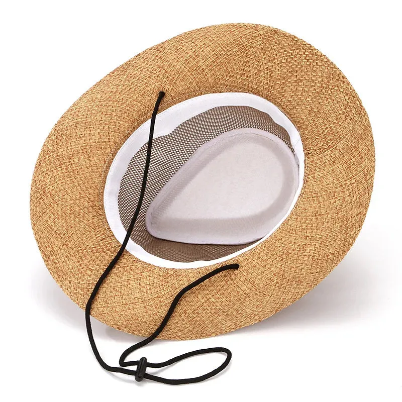 Mesh Breathable Straw Fedora