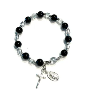 Midnight Blue Rosary Bracelet
