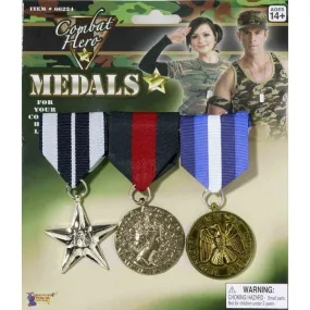 Military Medals Costume Accessory