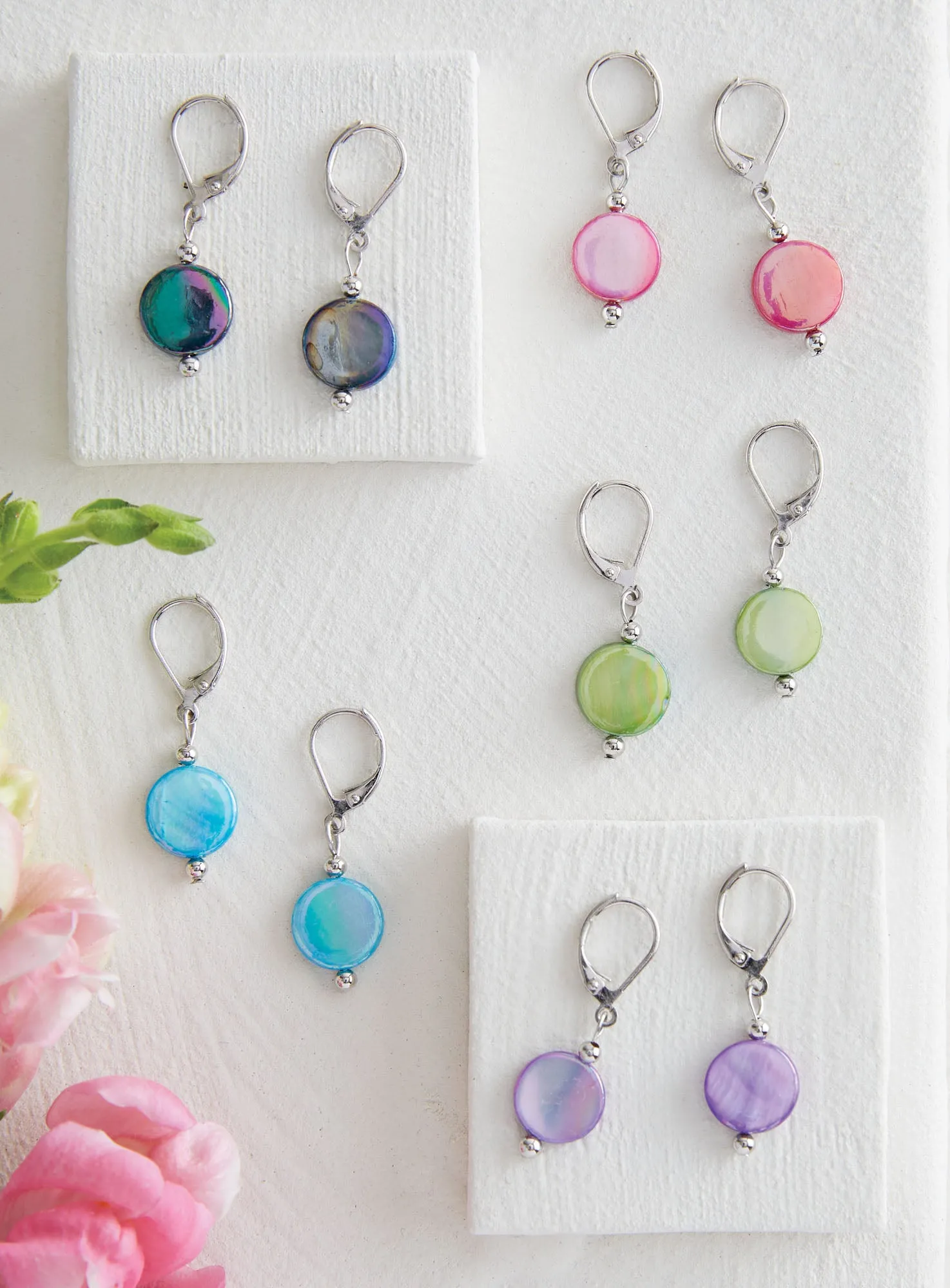 Mother of Pearl Drop Earrings