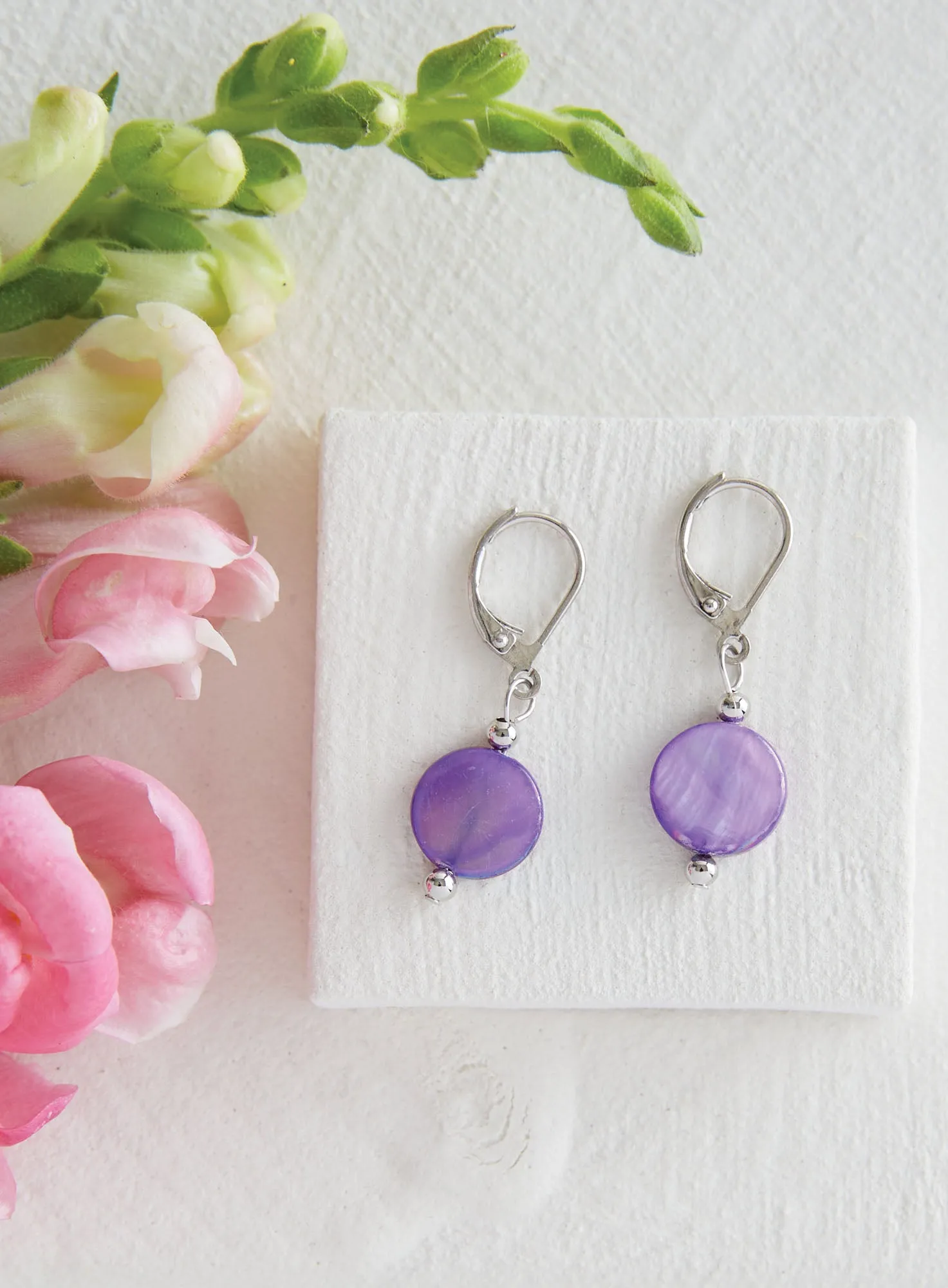 Mother of Pearl Drop Earrings