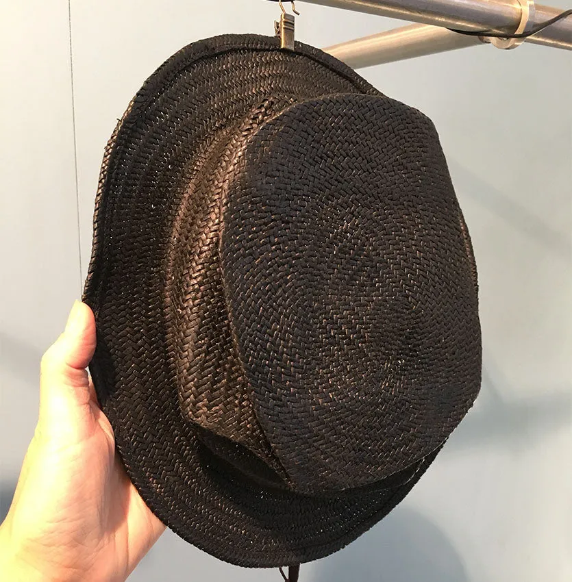 Move/Black woven top hat