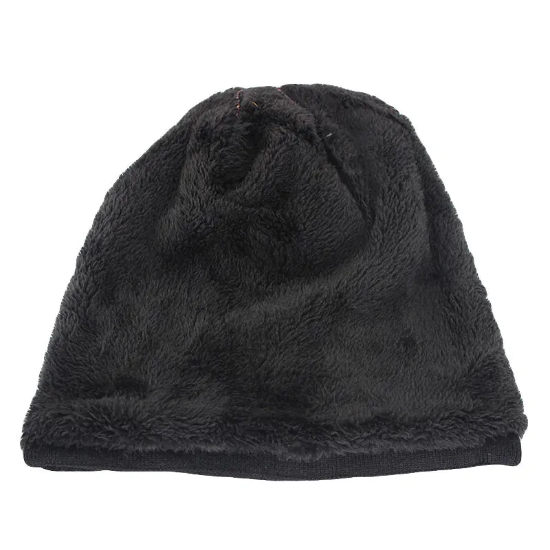 New Big Star Winter Warm Hat for Men & Women – Knitted Wool Beanies, Geometric Skullies, Casual Winter Hat for Outdoor Adventures