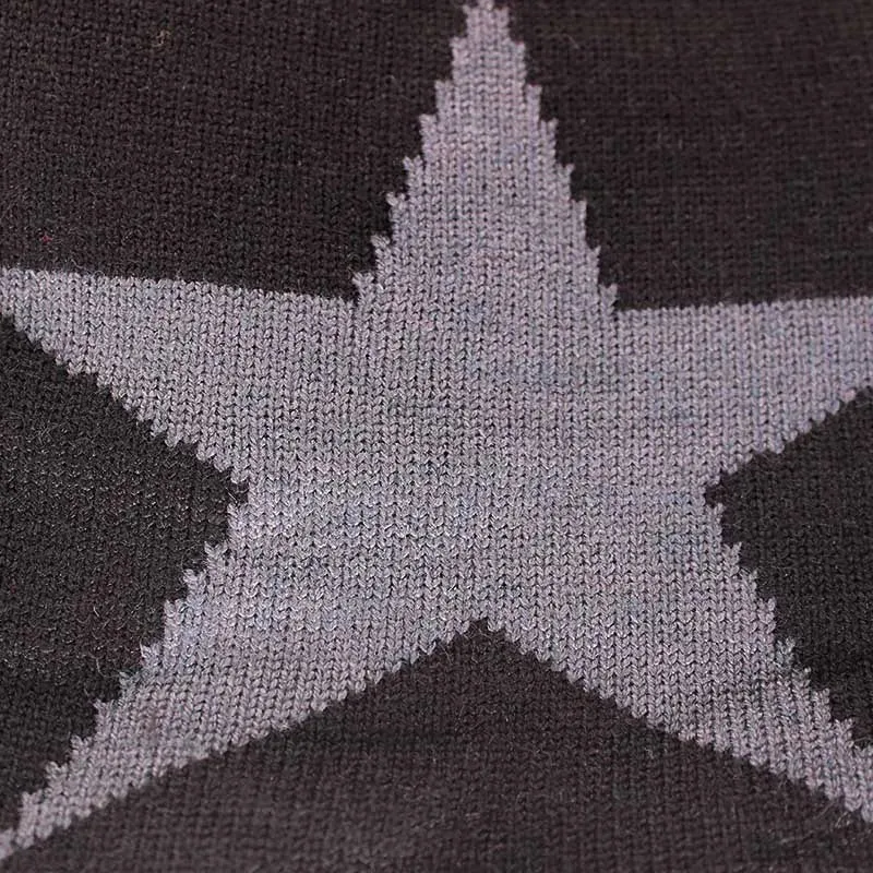 New Big Star Winter Warm Hat for Men & Women – Knitted Wool Beanies, Geometric Skullies, Casual Winter Hat for Outdoor Adventures