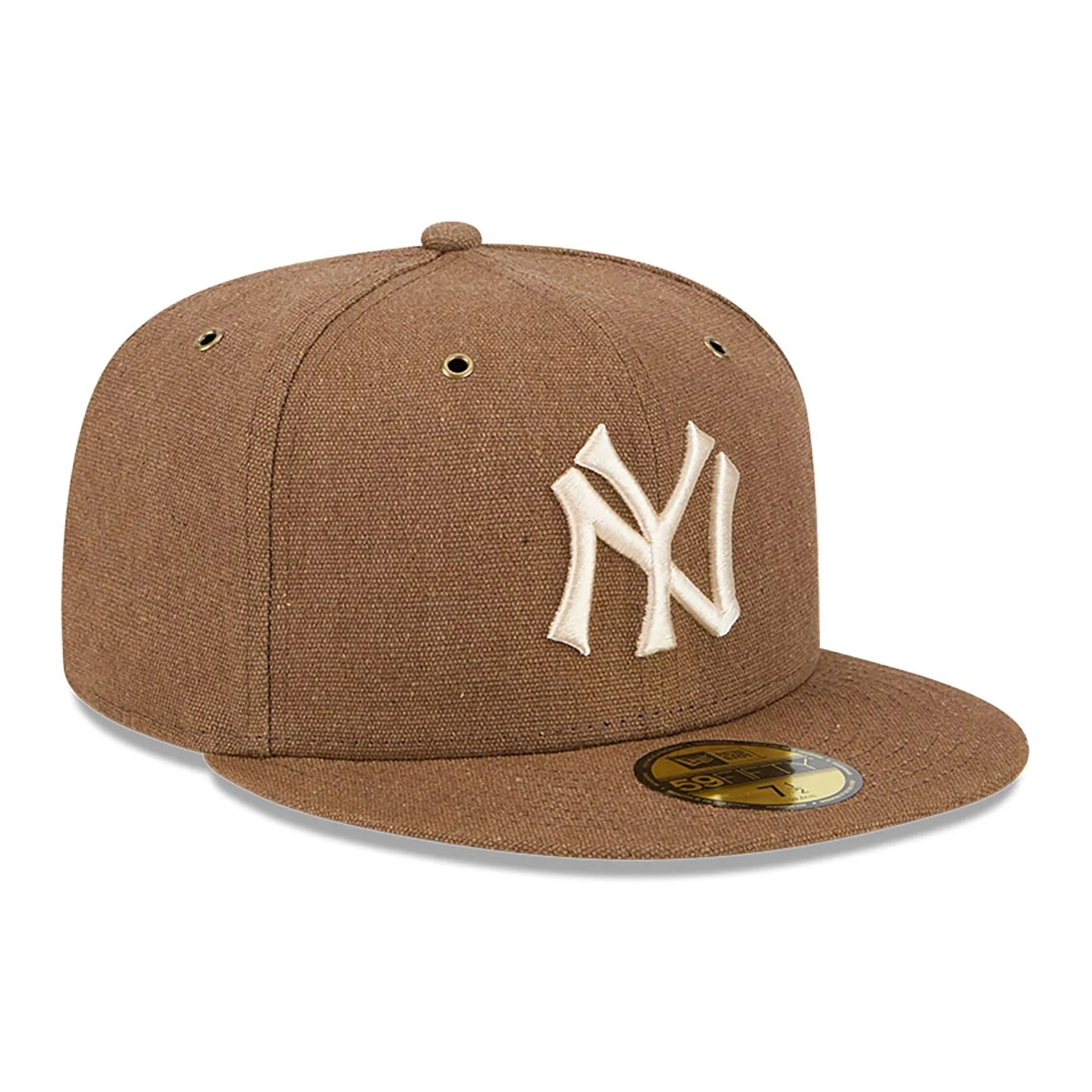 New York Yankees Antique Plaid Dark Brown 59FIFTY Fitted Cap