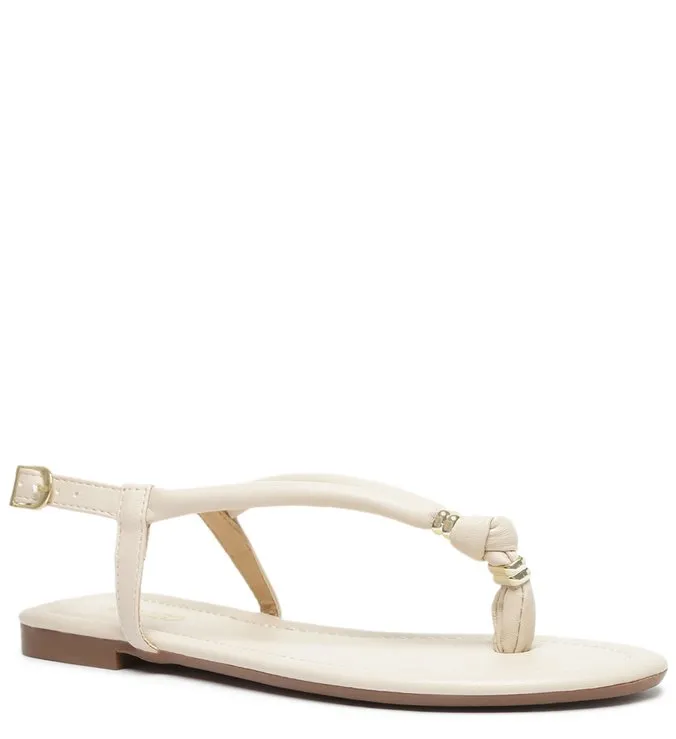Off-White Flat Sandal Pumped Straps Knot