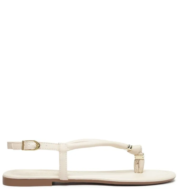 Off-White Flat Sandal Pumped Straps Knot