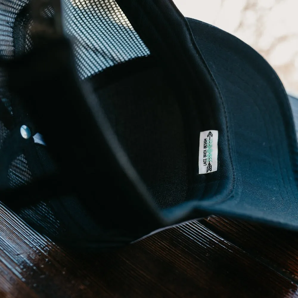 Official Lace Brick Design Trucker Hat