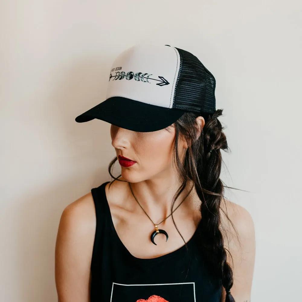 Official Lace Brick Design Trucker Hat