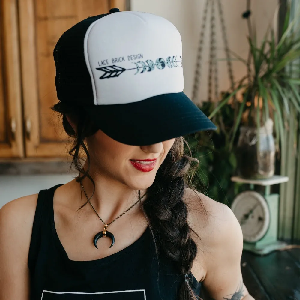 Official Lace Brick Design Trucker Hat