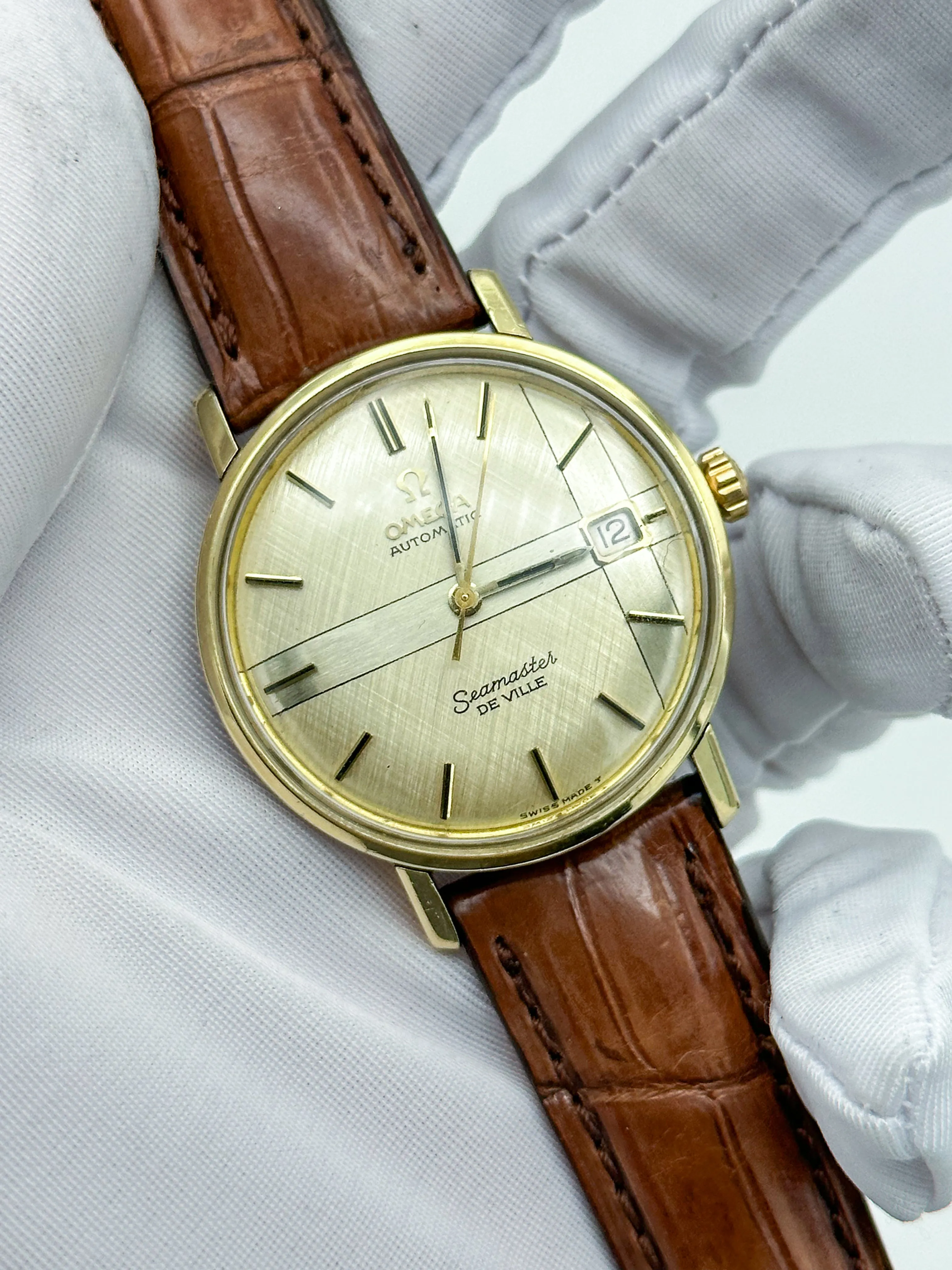OMEGA SEAMASTER DE VILLE AUTOMATIC RARE DIAL REF. 166.020