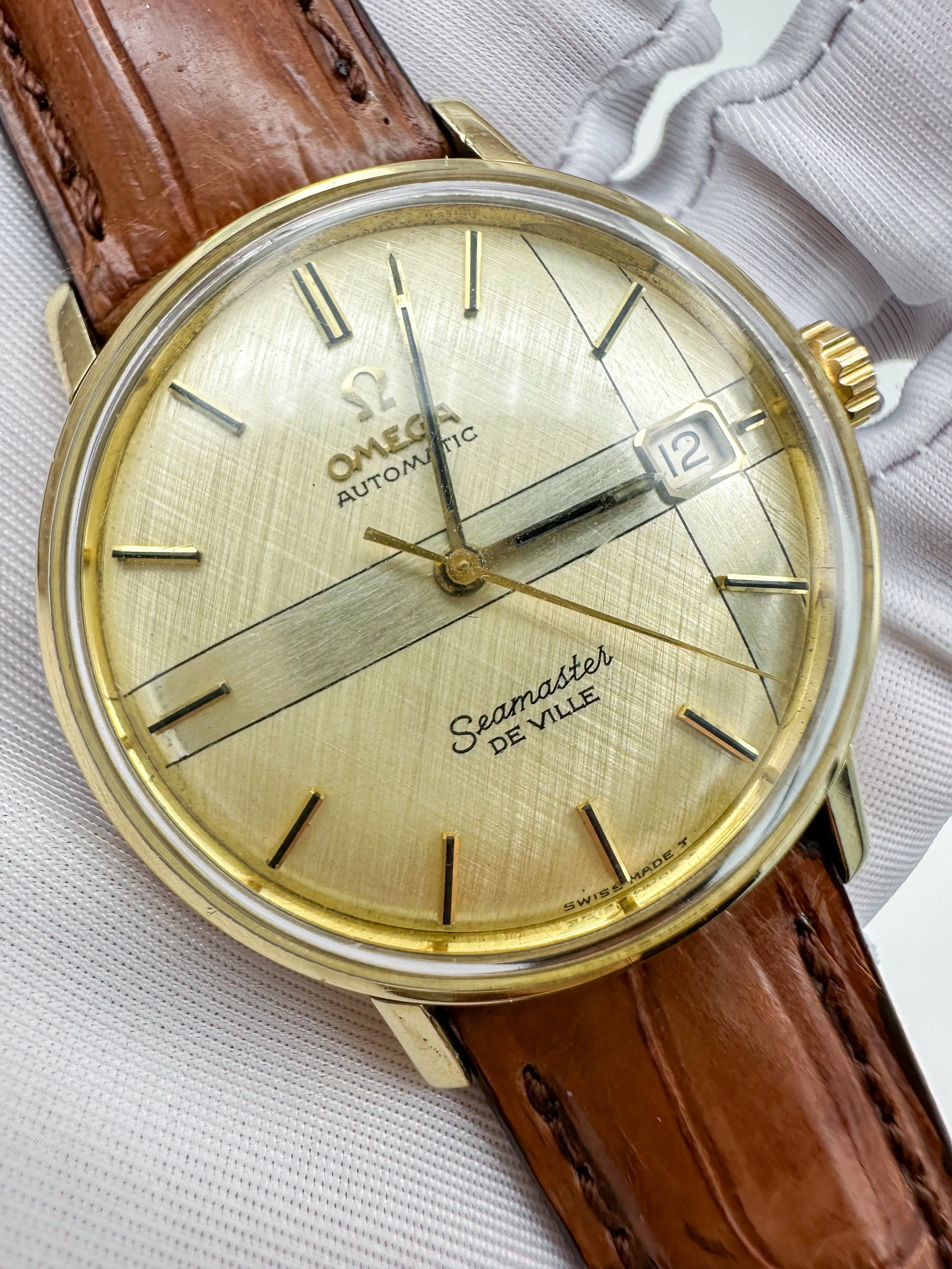OMEGA SEAMASTER DE VILLE AUTOMATIC RARE DIAL REF. 166.020