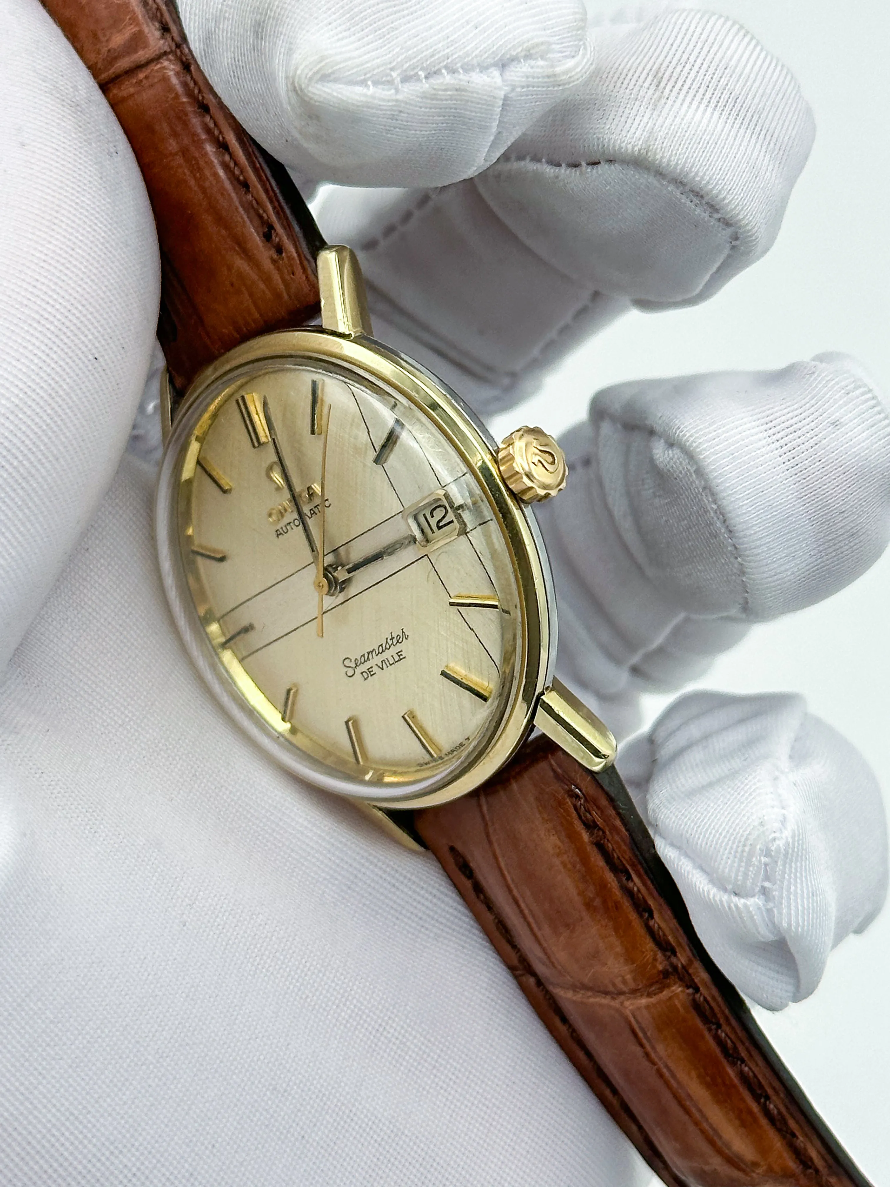 OMEGA SEAMASTER DE VILLE AUTOMATIC RARE DIAL REF. 166.020