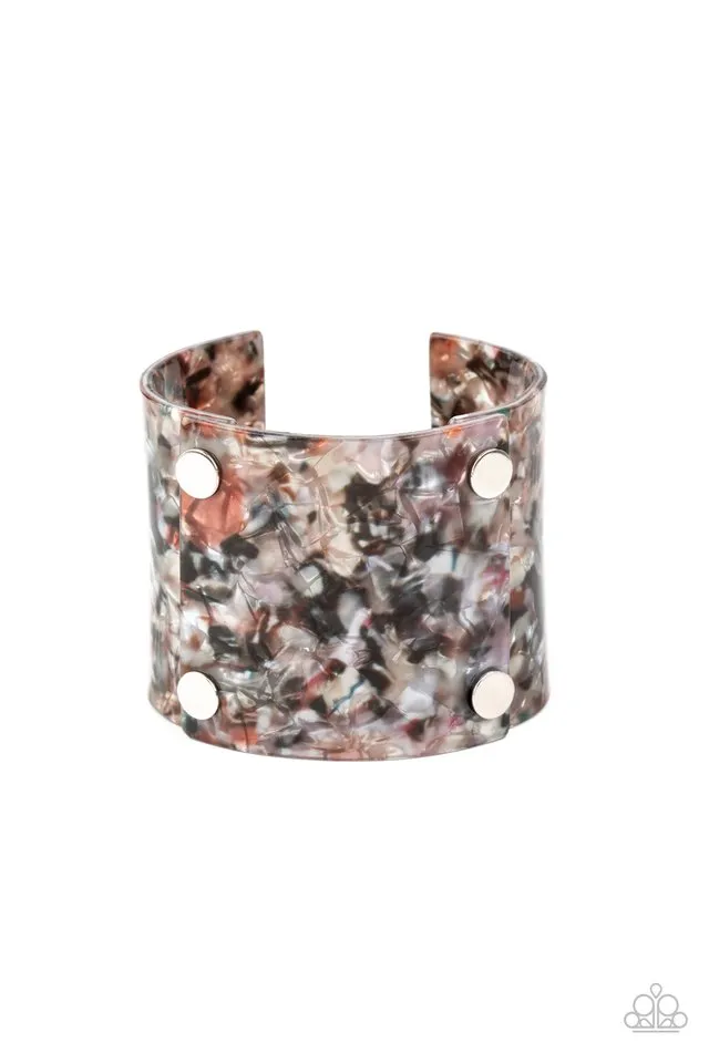 Paparazzi Bracelet ~ What are you waiting FAUX? - Multi
