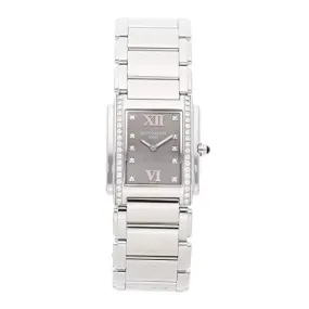 Patek Philippe Twenty-4 Quartz (Battery) Slate Gray Dial Womens Watch 4910/10A-010 (Certified Pre-Owned)