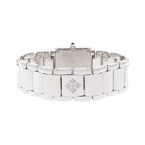 Patek Philippe Twenty-4 Quartz (Battery) Slate Gray Dial Womens Watch 4910/10A-010 (Certified Pre-Owned)