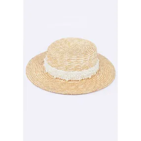 Pearl Straw Fedora