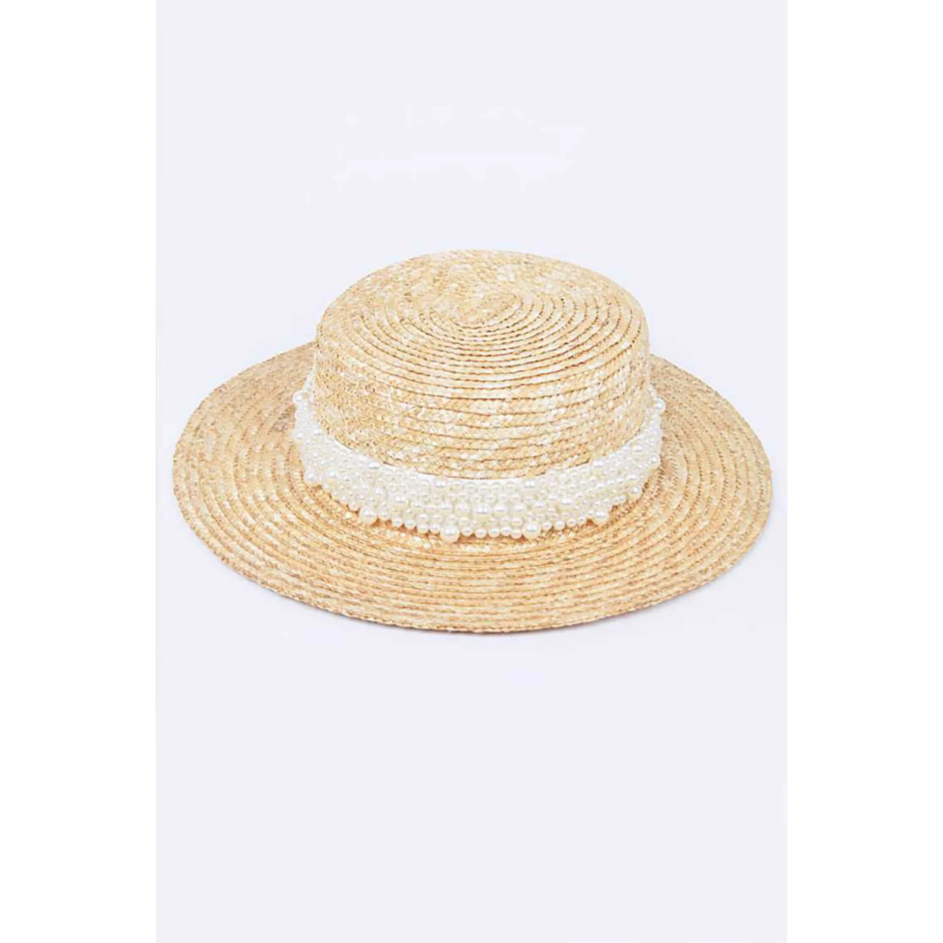 Pearl Straw Fedora