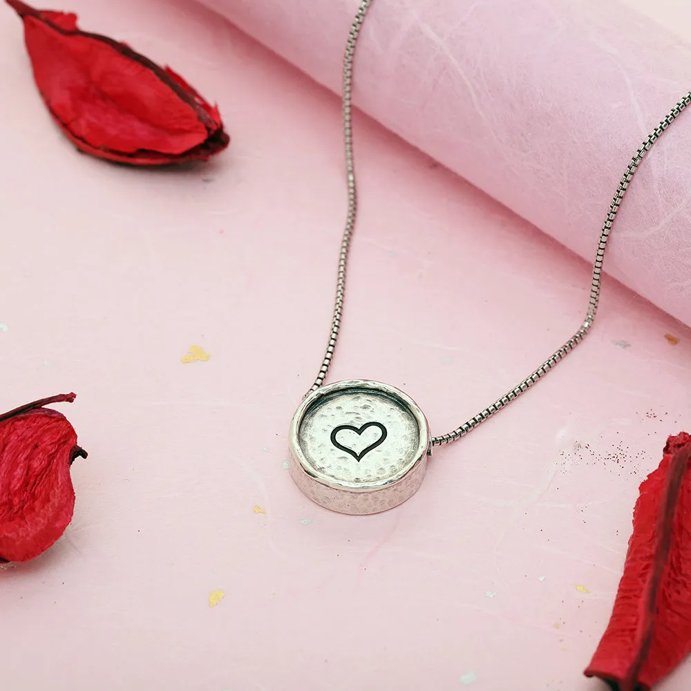 Personalized Round Pendant Necklace