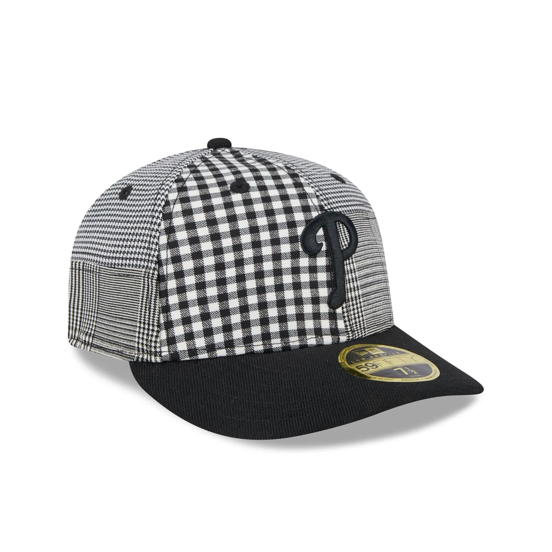 Philadelphia Phillies Patch Plaid Low Profile 59FIFTY Fitted Hat