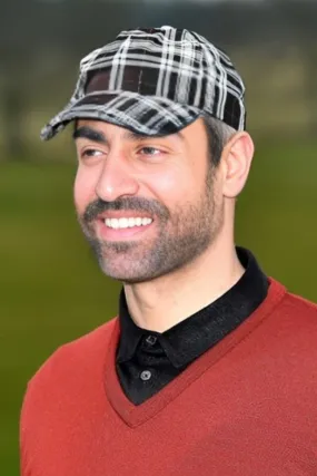 Plaid Golf Cap