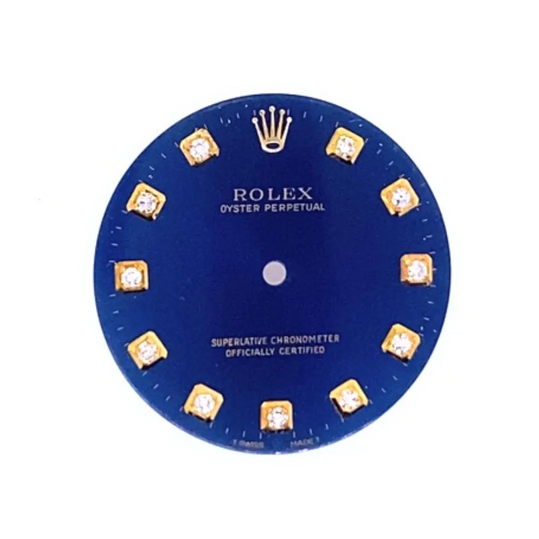 Pre-Owned Rolex Navy Diamond Dial