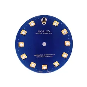 Pre-Owned Rolex Navy Diamond Dial